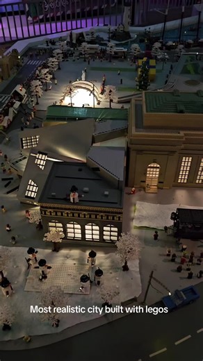 Legoland has the most realistic city built using only Legos