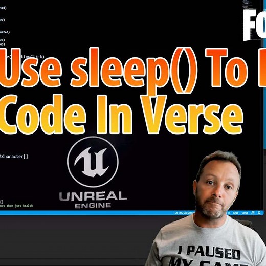 How To Use The Sleep Function In Verse In UEFN | Community tutorial