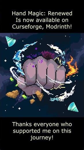 Hand Magic: Renewed are now out! #devlog #minecraft #devlogs #gaming #hand_magic #showcase