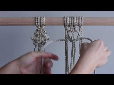 DIY Macrame Tutorial - More Square Knot Patterns!