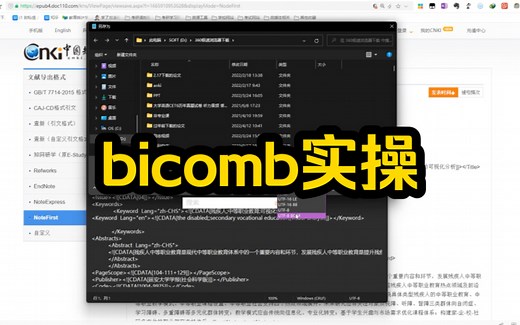 手把手教你bicomb实操