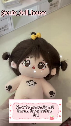 How to Cut Bangs for Your Cotton Doll Perfectly