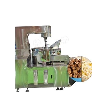 [Hot Item] Automatic Stainless Steel Commercial Caramel Kettle Corn Popcorn Making Machine