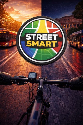 Streetsmart Daily - paradossalmente stare tra le macchine é più sicuro del marciapiede Viale Trastevere 🔴 Via degli Orti di Cesare🔴 Via volpato 🔴 Via Antonio Pacinotti 🔴 Lungotevere Gassman 🟡 #streetsmart #ciclismourbano #roma #bicicletta #ciclista