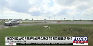 Foley plans addition of safety lanes to Beach Express