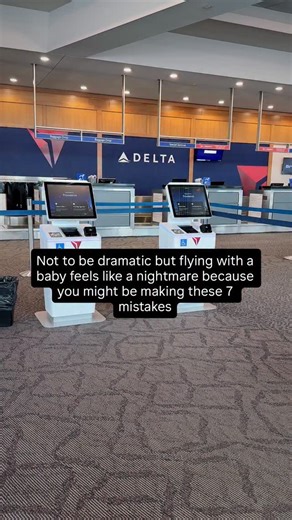 7 FLIGHT TIPS TO MAKE FLYING WITH A BABY WAY LESS STRESSFUL ✈️ 1️⃣ Screenshot TSA airline baby policies This one’s a game changer. If they give you a hard time about breast milk, formula, or ice packs, having the policy on hand is everything. 2️⃣ Choose your flight time wisely That 6 AM flight might sound great so you can get to your destination early … until you’re waking your baby at 2 AM to get to the airport. Arriving early is nice, but their sleep (and yours) is nicer. 3️⃣ Pack their favori