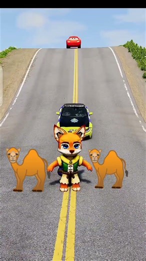 Bus vs Camel– Extreme Crash Test in BeamNG.drive 😱💥#beamng#usa#us