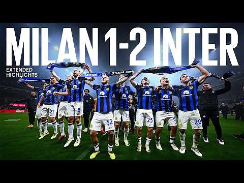 THE HISTORIC DERBY OF THE SECOND STAR ⭐⭐ | MILAN 1-2 INTER 2023/24 | EXTENDED HIGHLIGHTS