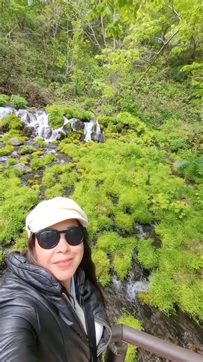 Known as the "Village of Famous Water," Fukidashi Park is a serene park where pristine spring waters flow from the base of Mount Yotei, one of Hokkaido's most iconic peaks. Visitors are encouraged to bring bottles or flasks to get cold spring water here. You can also find stalls nearby that offer coffee jelly and local specialties like Japanese sake made using the spring water. First stop on a day trip from Sapporo, Japan. | Travel Up | Facebook