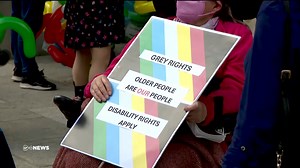 The Disability Pride and Power Parade took place in Dublin today. The rally celebrates grassroots movements and the work being done on the ground by members of the disabled community while highlighting the importance of non-disabled allies. | Virgin Media News