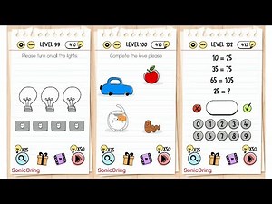 Brain Test Level 96 97 98 99 100 101 102 Walkthrough