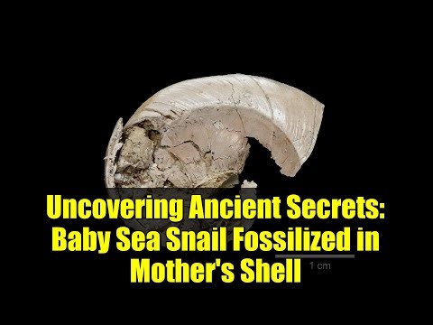 Uncovering Ancient Secrets: Baby Sea Snail Fossilized in Mother's Shell