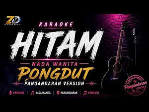 HITAM - Rita Sugiarto | Karaoke Nada Wanita | Viral Dangdut Terbaru