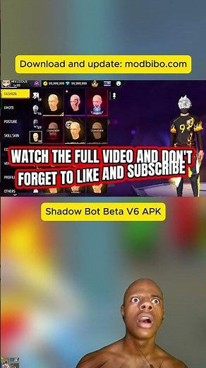 Shadow Bot V6 Free Fire Full Update - What's New? Modbibo Download #modbibo