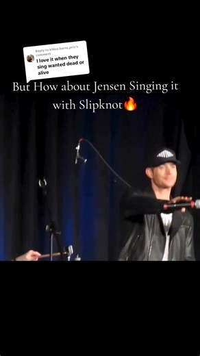 Replying to @khloe.burns_privJensen and Corey, I just LOVE This performance 😍#jensenackles #bonjovi #supernatural #homehopesaints #lorefieldfam