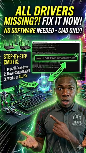 How to setup all drivers on your windows pc #fyp #pctips #windows #drivers
