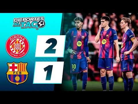 ❌ BARCELONA sigue en CAÍDA LIBRE: PERDIÓ 2-1 ante GIRONA y quedó SEGUNDO a 2 PUNTOS del REAL MADRID