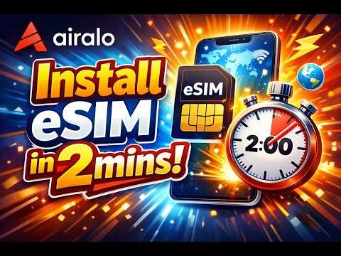 Airalo 2 min install 2026. Tips and tricks for iPhone install.