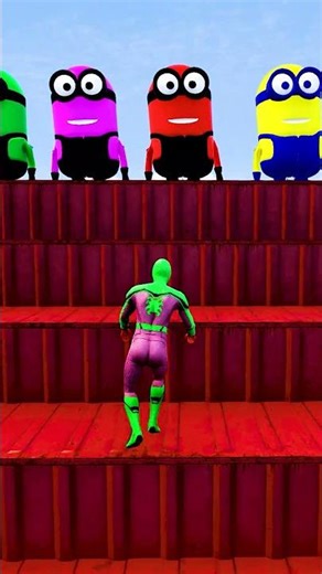 GTA 5 Epic Water Ragdolls | Spider-Man Jumps / Fails ep.18177 #shorts