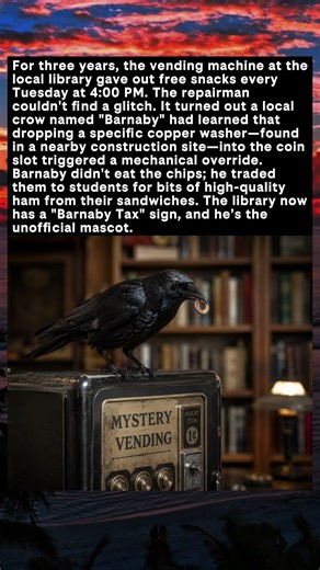The Crow Who Hacked a Vending Machine for Ham