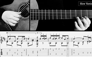 The Entertainer - Guitar Lesson + TAB