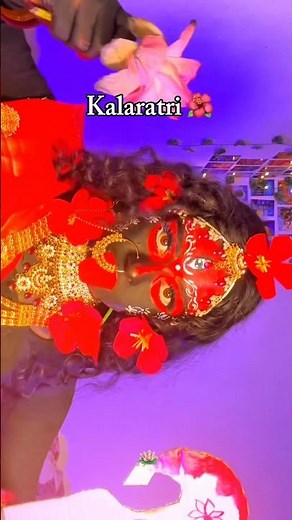 Devi Kalaratri makeup look day 9 | Rakht Charitra song Navratri Transition Mila to marega #kalratri