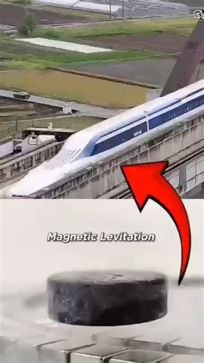 AI Invention Lab on Instagram: "Magnets aren't just for sticking notes to a fridge, they are the future of friction-free travel. What you’re seeing is Quantum Levitation. By cooling a superconductor with liquid nitrogen, it "locks" into a magnetic field, allowing it to glide with zero physical contact and near-zero resistance. This isn't just a lab trick; it’s the engine of a transportation revolution. Japan has already scaled this physics to create the SC Maglev, a train that literally flies in