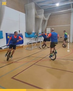 This is the mega new game of unicycle hockey 😂 | JOE.co.uk