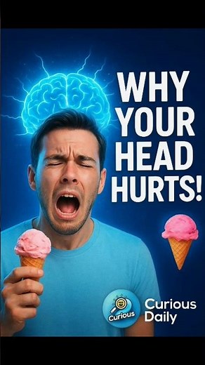 Why Do We Get Brain Freeze? | Fun Science Explained in 60 Seconds #shorts