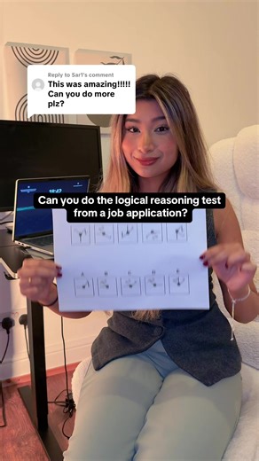 Replying to @Sar1 LET’S DO another psychometric test 🤪 This is a question from a real job interviews logical reasoning test, also known as a inductive reasoning test. Let’s put your thinking cap on and go through this question together 😈. These are the type of puzzles you can expect when applying for jobs these days, specifically graduate schemes, internships and corporate careers. The market is tough out there, so first step is getting these assessments right 😅. FOR MORE PRACTICE WITH INTERV