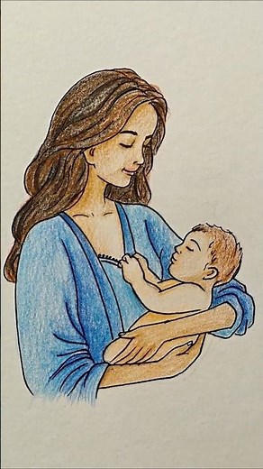 Easy Mother’s Day Drawing 🌸 | Cute Art for Kids | Step-by-Step