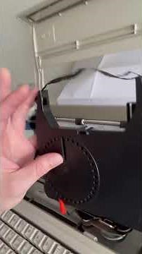 How to change a typewriter ribbon (and batteries) in an IBM Wheelwriter 1000
