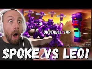 SPOKE VS LEO!!! Spoke Breaking Hardcore Minecraft to Get Revenge (UNSTABLE SMP REACTION!!!)