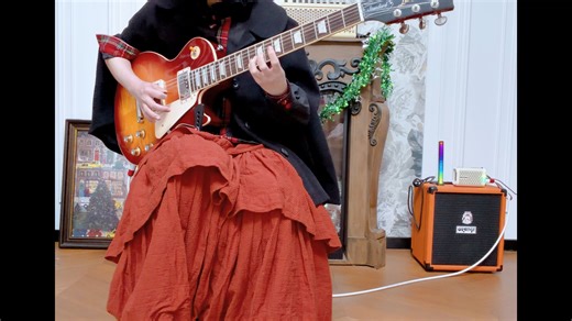 学吉他近8个月了，今天弹摇头晃脑＋点弦（1分18秒后）《Sally Face》— singular（Cover:Sanity's Fall）