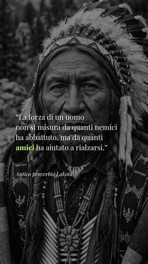 La vera misura del tuo valore | Proverbio Nativi Americani Indiani Lakota | #shorts