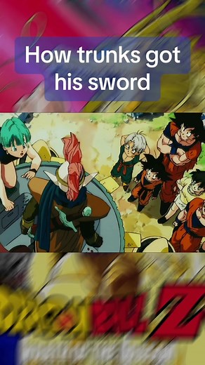 How trunks got his sword. #dragonball #dragonballedit #anime #dbz #dragonballz #dragonballsuper #dbintros