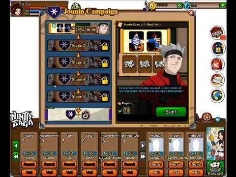 Ninja Saga Exam Level 40 Stage 1