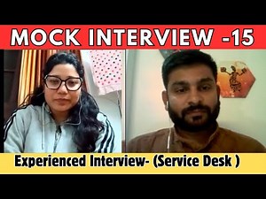 Service Desk Mock Interview Part-15 |Communication skills & Interview Practice | #servicedesk