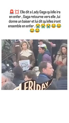 lezy legend on Instagram: "This viral clip depicts a scene from the 2024 film Joker: Folie à Deux, where Lady Gaga, as Harley Quinn, kisses a protester who calls her "going to hell" during a chaotic courtroom musical sequence, responding with "You're coming with me." Posted by Ivorian entrepreneur One_Alasco on February 5, 2026, the French-translated video amassed over 1.4 million views and 6,800 likes, showcasing its enduring meme potential from 2023 filming leaks. Replies quickly clarify it's