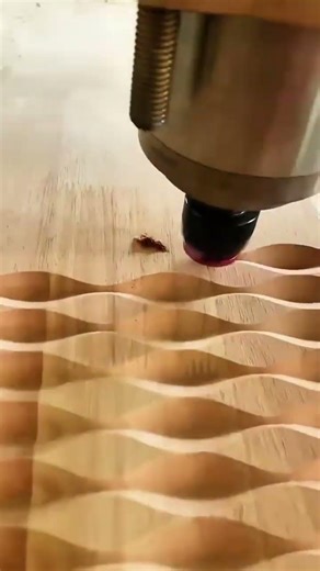 Carving Wood Waves Using CNC Routers For Professional Detailed Creative Woodworking Projects