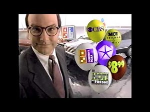DOMINOS Pizza Commercial 1991 CBS Sweeepstakes