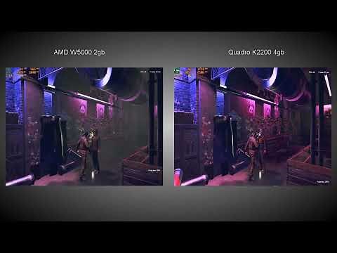 AMD FIREPRO W5000 vs NVIDIA QUADRO K2200 Watch Dogs Legion Benchmark
