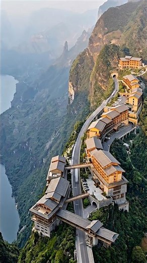 Epic Cliffside Construction Timelapse 🏗️ | From Wild Mountain 🏔️ to Mega Structure 🚧