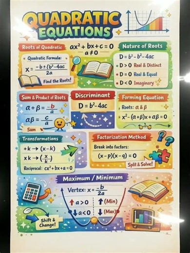 Formulae Cheat Sheet #maths