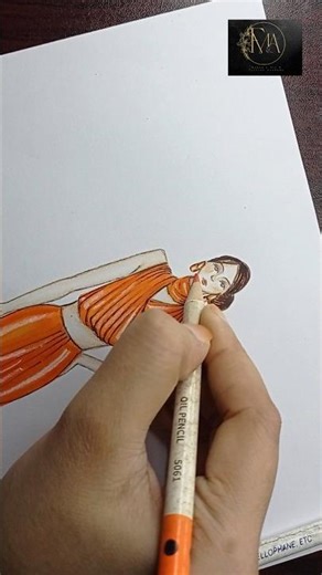 simple gown dress drawing #ytshorts #shorts