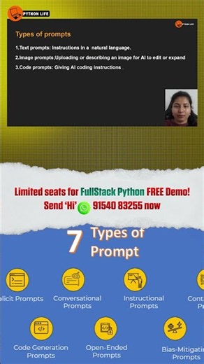 Different Types of AI Prompts | Types of Prompts | PythonLife