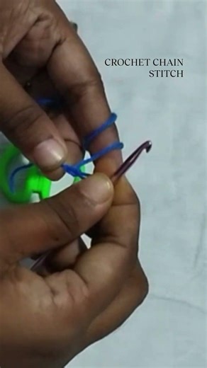 Crochet Chain Stitch For Beginners .. #crochet #crocheting #crochetpattern #