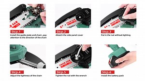 Watch Mini chainsaw buyer unpacking experience on Amazon Live