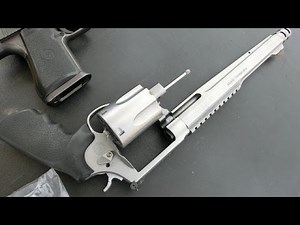 Shooting .500 S&W Magnum Bullet Revolver 10.5" Barrel