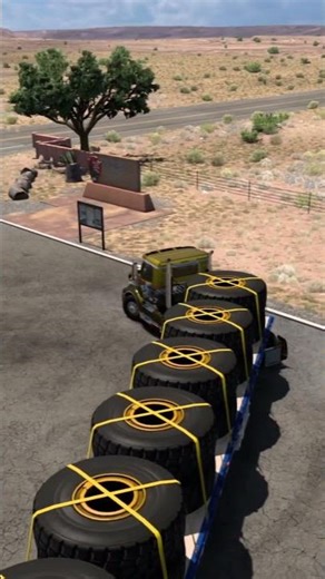 American Truck Simulator City Winslow Route 66 Hidden Route Petrified Forest National Park